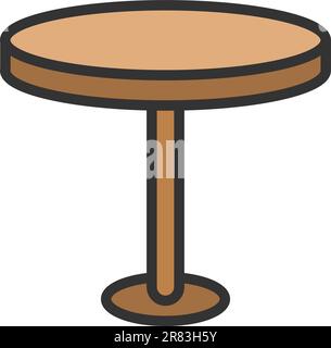Table icon vector image. Stock Vector