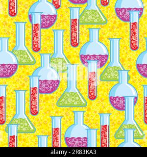 Abstract pattern - seamless vector bubbles Stock Vector