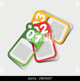 realistic design elements Stock Vector