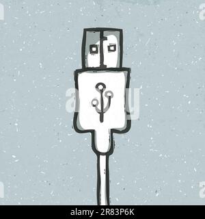 Portable device concept illustration. Vector, EPS10 Stock Vector