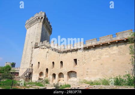 Beaucaire Castle, Beaucaire, Gard, Languedoc-Roussillon, South of France Stock Photo