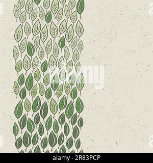 Green leaves background. Vector, EPS10 Stock Vector