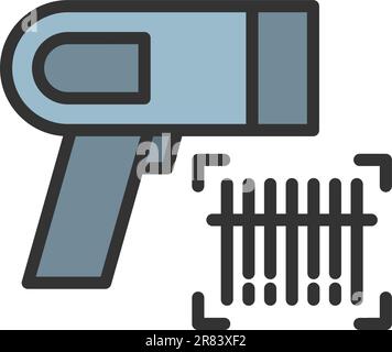 Barcode Scanner icon vector image. Stock Vector
