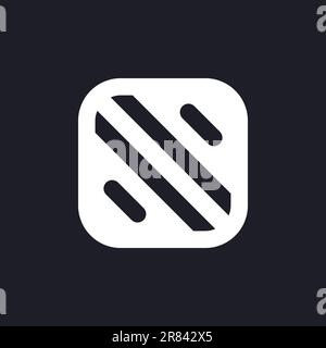 Add background white pixel perfect solid ui icon Stock Vector