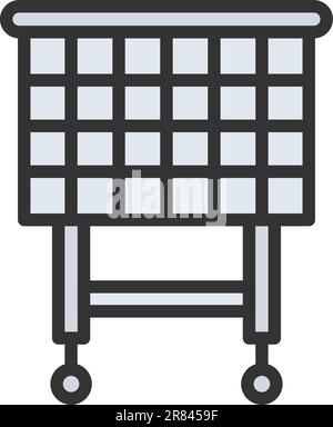 Room Service Trolley Icon Image Stock Vector Image & Art - Alamy