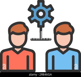 Interpersonal icon vector image. Stock Vector