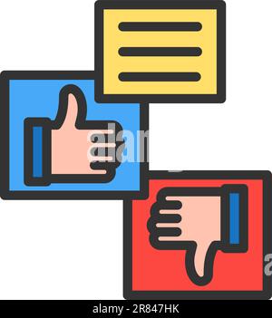Reaction icon vector image. Stock Vector
