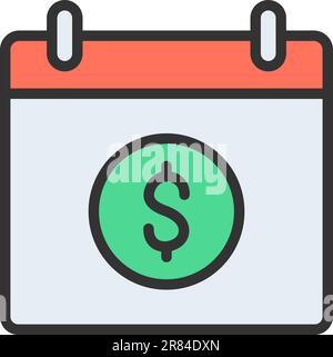 Pay Day icon vector image. Stock Vector
