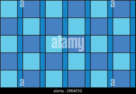 Illustration of a fabric pattern with a polygonal pattern. Vector Stock Vector