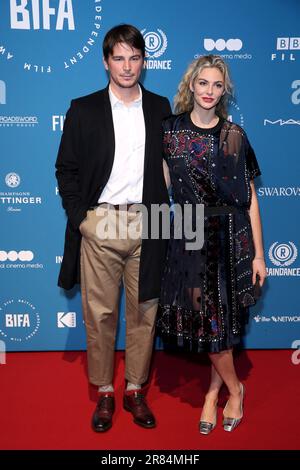 Josh Hartnett and Tamsin Egerton attend the 21st British Independent Film Awards at Old Billingsgate in London, England. Stock Photo