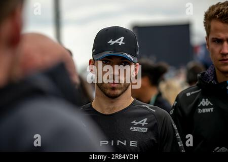 Montréal, Canada, June 18, Pierre Gasly, from France competes for Alpine . Race day, round 09 of the 2023 Formula 1 championship. Credit: Michael Potts/Alamy Live News Stock Photo