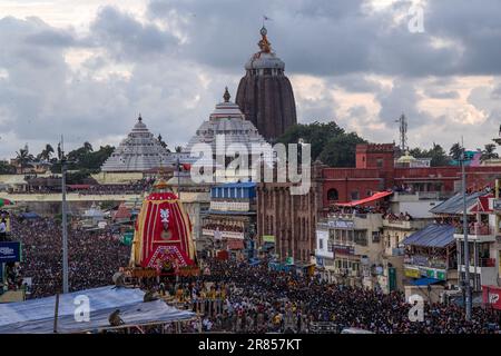 Famous ratha yatra festival of puri odisha india Stock Photo