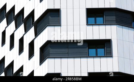 Europe's tallest Modular building, Enlcave: Croydon, at 158 metres and 50 storey building nears completion by East Croydon Station, South London, Stock Photo