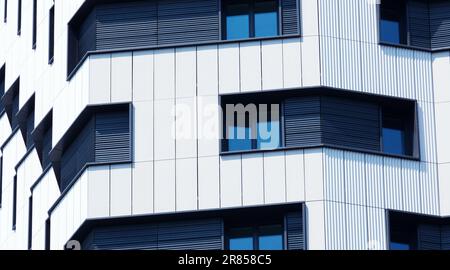 Europe's tallest Modular building, Enlcave: Croydon, at 158 metres and 50 storey building nears completion by East Croydon Station, South London, Stock Photo