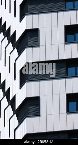 Europe's tallest Modular building, Enlcave: Croydon, at 158 metres and 50 storey building nears completion by East Croydon Station, South London, Stock Photo