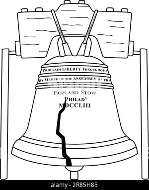 liberty bell coloring pages