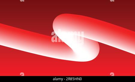abstract 3d background gradient red black modern concept line landscape Stock Vector