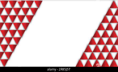 abstract red and white gradient right left background concept shape modern landscape line Stock Vector