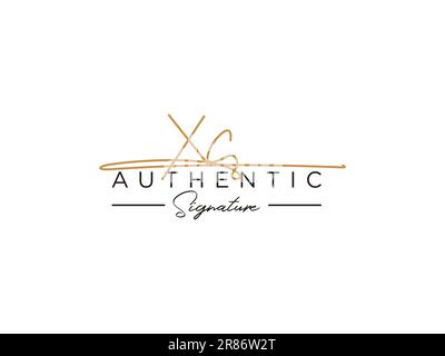 XC Letter Signature Logo Template elegant design logo. Hand drawn ...