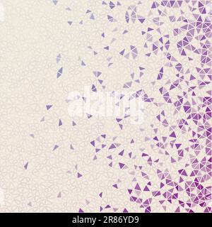 Abstract geometric background. Amazing scattered low poly triangles with colored gradient. Artistic vector illustration. Stock Vector