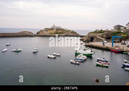 Port of Tapia de Casariego, Asturias, Spain. Stock Photo