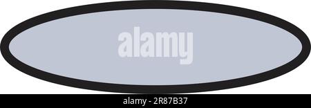 Textbox button icon design element for web mockup and application presentation user interface illustration Stock Vector