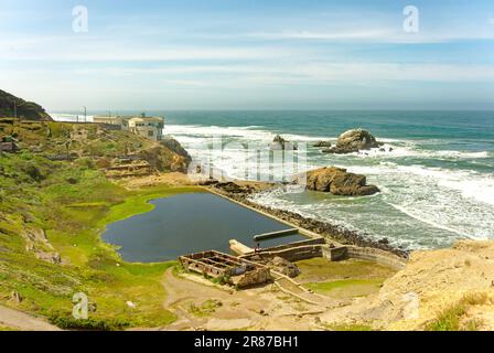 SAN FRANCISCO, CALIFORNIA - April 25, 2023: Lincoln Park, was dedicated to President Lincoln in 1909 and includes about 100 acres of the northwestern Stock Photo