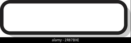 Textbox button icon design element for web mockup and application presentation user interface illustration Stock Vector