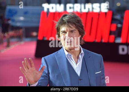 Rome, Italy. 19th June, 2023. ROME, ITALY - JUNE 19: Tom Cruise attends the Global Premiere of Paramount Pictures' 'Mission: Impossible - Dead Reckoning Part One' at Auditorium della Conciliazione on June 19, 2023 in Rome, Italy. Credit: dpa/Alamy Live News Credit: dpa picture alliance/Alamy Live News Stock Photo