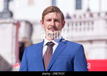 Rome, Italy. 19th June, 2023. Red carpet of the film 'Mission: Impossible - Dead reckoning Part 1' on the Spanish Steps in Rome on June 19, 2023 (Photo by Matteo Nardone/Pacific Press) Credit: Pacific Press Media Production Corp./Alamy Live News Stock Photo