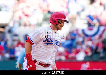 Oakland Athletics' JJ Bleday during a baseball game against the Texas  Rangers in Oakland, Calif., Monday, Aug. 7, 2023. (AP Photo/Jeff Chiu Stock  Photo - Alamy