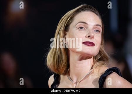 Rome, Italy. 19th June, 2023. Rebecca Ferguson (in an Armani dress and Louboutin shoes) attends the Global Premiere of Paramount Pictures' 'Mission: Impossible - Dead Reckoning Part One' at Auditorium della Conciliazione on June 19, 2023 in Rome, Italy. © Photo: Cinzia Camela. Credit: Independent Photo Agency/Alamy Live News Stock Photo