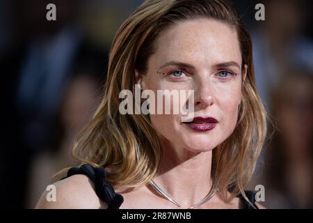 Rome, Italy. 19th June, 2023. Rebecca Ferguson (in an Armani dress and Louboutin shoes) attends the Global Premiere of Paramount Pictures' 'Mission: Impossible - Dead Reckoning Part One' at Auditorium della Conciliazione on June 19, 2023 in Rome, Italy. © Photo: Cinzia Camela. Credit: Independent Photo Agency/Alamy Live News Stock Photo