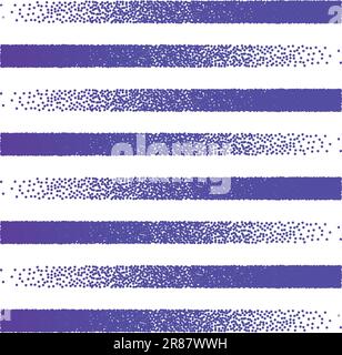 Blue Purple Dotted Striped Horizontal Pattern Background Stock Vector