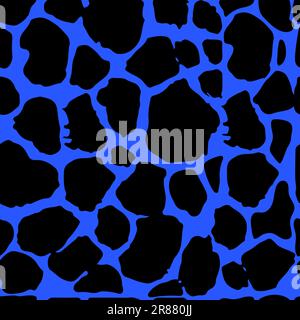 Seamless leopard print. Vector pattern, texture, background. Leopard seamless pattern Animal print Stock Vector