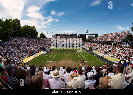 Centre Court, sold out, final Frances Tiafoe USA vs Jan-Lennard Struff (GER) Tennis, BOSS Open 2023, Weissenhof, Stuttgart, Baden-Wuerttemberg Stock Photo