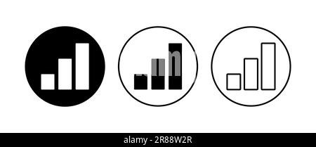 Growing graph Icon set. Chart icon. diagram icon Stock Vector Image ...