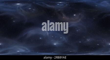 360° view of Interstellar cloud of gas and dust. Deep outer space ...