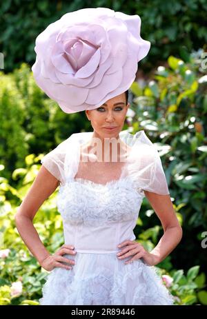 Melanie Mar poses for photographs during day one of Royal Ascot at Ascot Racecourse, Berkshire. Picture date: Tuesday June 20, 2023. Stock Photo