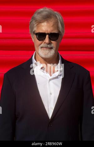 Italy, Rome, June 19th, 2023. World premiere of the action movie 'Mission Impossible - Dead Reckoning part one' in Spanish Steps. Pictured: Henry Czerny    Photo © Fabio Mazzarella/Sintesi/Alamy Live News Stock Photo