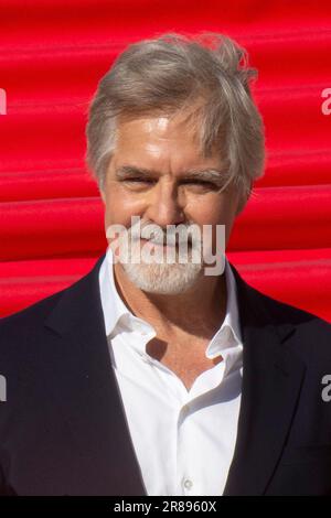 Italy, Rome, June 19th, 2023. World premiere of the action movie 'Mission Impossible - Dead Reckoning part one' in Spanish Steps. Pictured: Henry Czerny    Photo © Fabio Mazzarella/Sintesi/Alamy Live News Stock Photo