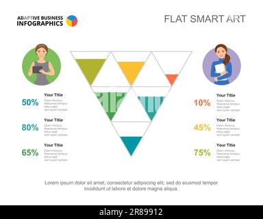 Four Bars Financial Chart Slide Template Stock Vector Image & Art - Alamy