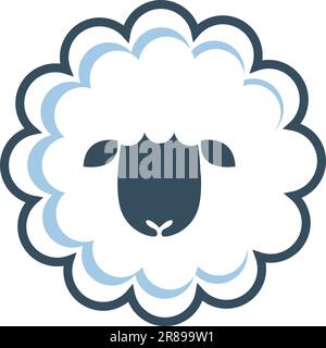 Sheep logo icon design illustration Stock Vector