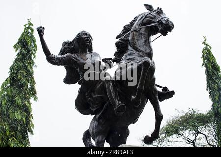 Statue of Gabriela Silang, Makati, Manila, Philippines Stock Photo