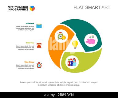 Three Options Project Slide Template Stock Vector Image & Art - Alamy