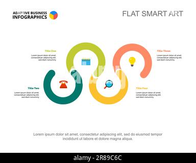 Four Points Plan Slide Template Stock Vector Image & Art - Alamy