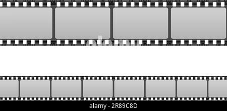 Old film strip with transparency, 3d vector icon Stock Vector Image & Art -  Alamy