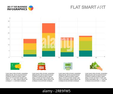 4 Bar Analysis Example Four Bars Financial Chart Slide Template Stock Vector Image & Art - Alamy