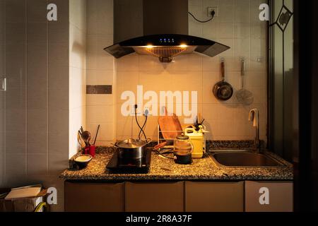 Kitchen Appliances Set Red Blender Toaster Coffee Machine Meat Ginder Food  Mixer And Coffee Grinder 3d Rendering Stock Photo - Download Image Now -  iStock