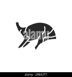 Lamb carcass color line icon. Pictogram for web page, mobile app, promo. Editable stroke. Stock Vector